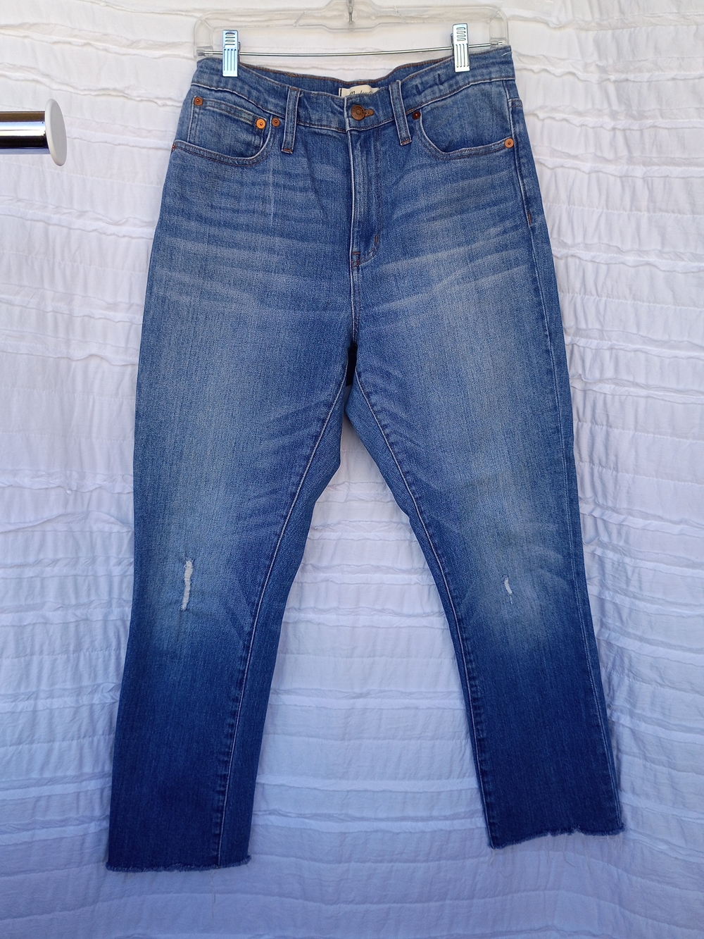 Madewell High-Rise Slim Crop Boyjeans - Size 27